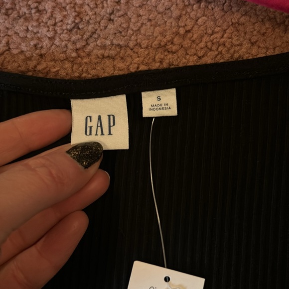 GAP PUFF SLEEVE MIDI DRESS - Picture 6 of 6